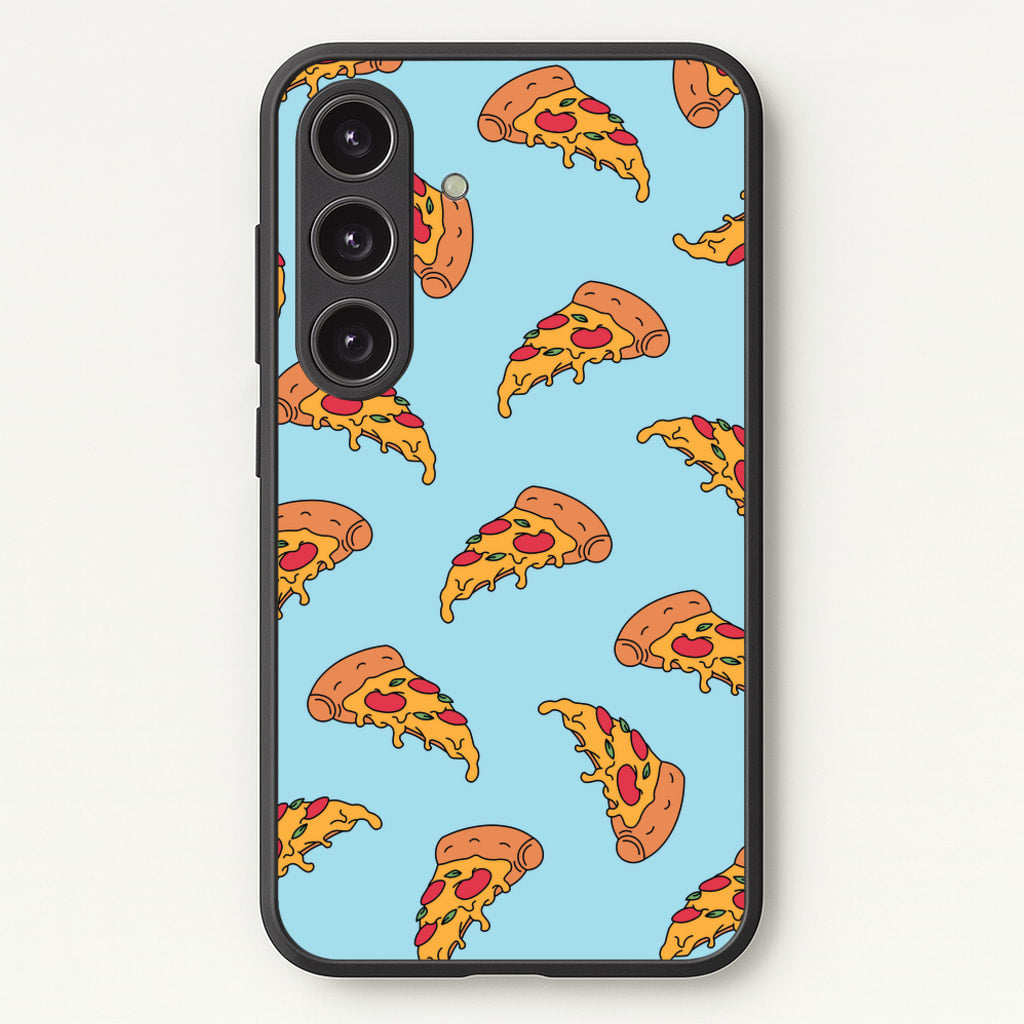 Pizza - Fast Food Patterns - Fast Food Patterns Phone Case for Galaxy S24 Plus