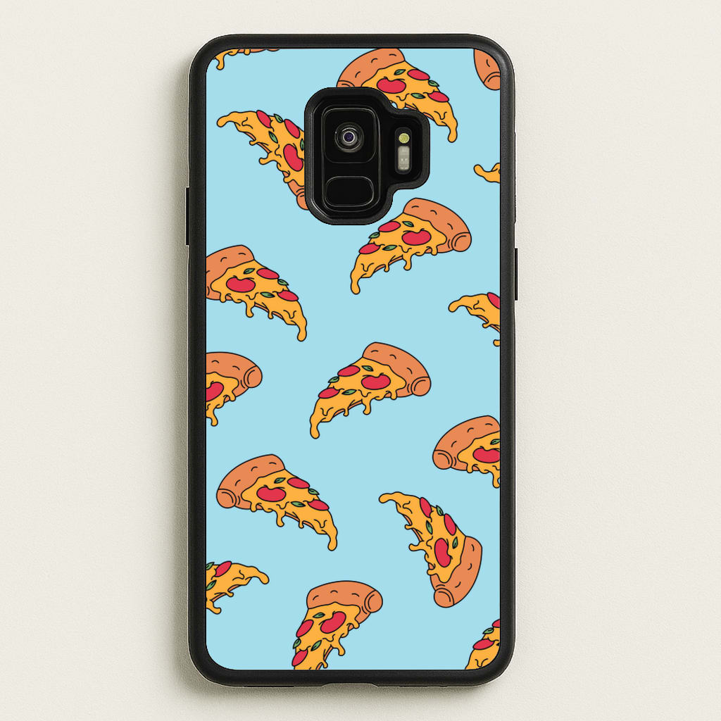 Pizza - Fast Food Patterns - Fast Food Patterns Phone Case for Galaxy S9