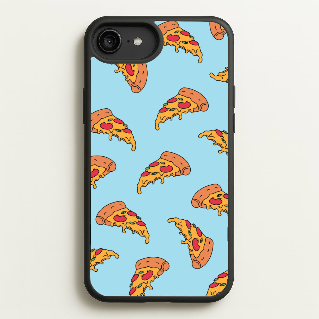 Pizza - Fast Food Patterns - Fast Food Patterns Phone Case for iPhone 6 Plus / 7 Plus / 8 Plus