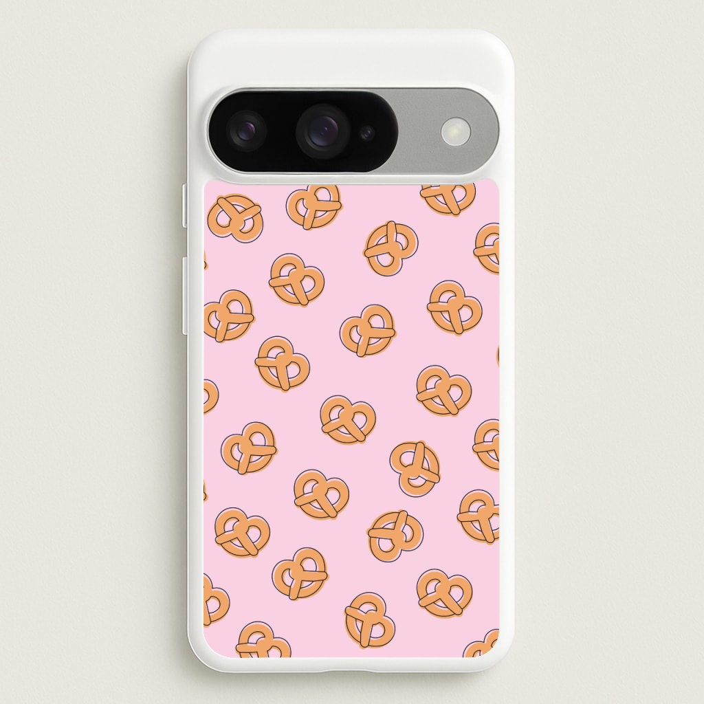 Pretzels - Fast Food Patterns Phone Case for Google Pixel 10 / 10 Pro
