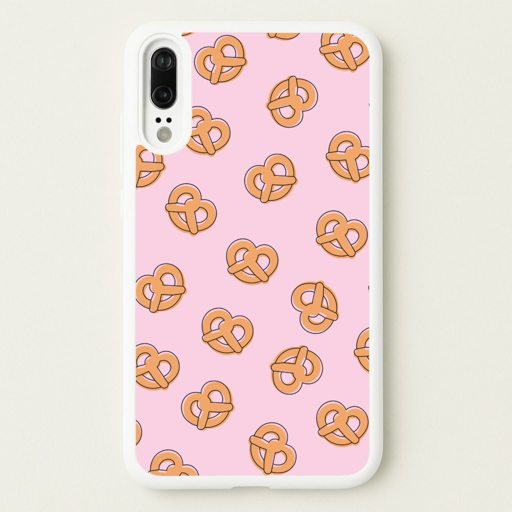 Pretzels - Fast Food Patterns - Fast Food Patterns Phone Case for Huawei P20