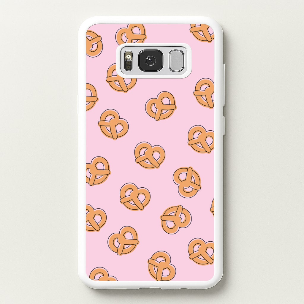 Pretzels - Fast Food Patterns - Fast Food Patterns Phone Case for Galaxy S8 Plus