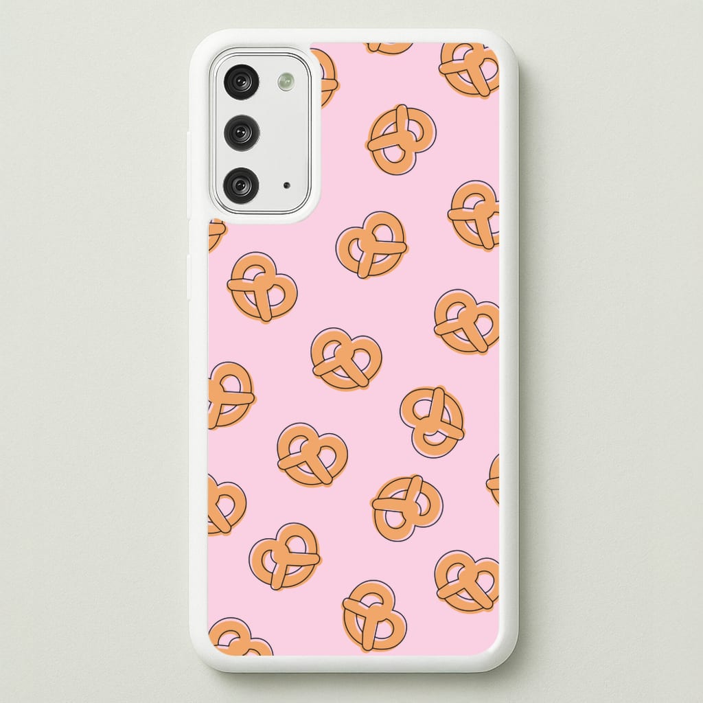 Pretzels - Fast Food Patterns - Fast Food Patterns Phone Case for Galaxy Note 20