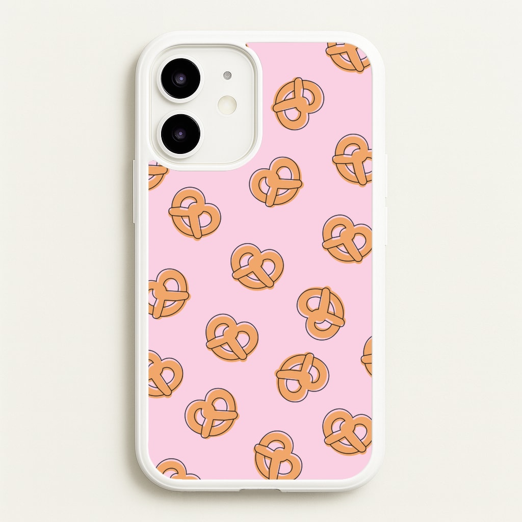 Pretzels - Fast Food Patterns - Fast Food Patterns Phone Case for iPhone 12 Mini