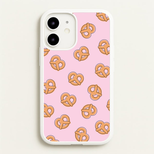 Pretzels - Fast Food Patterns - Fast Food Patterns Phone Case for iPhone 12 Mini