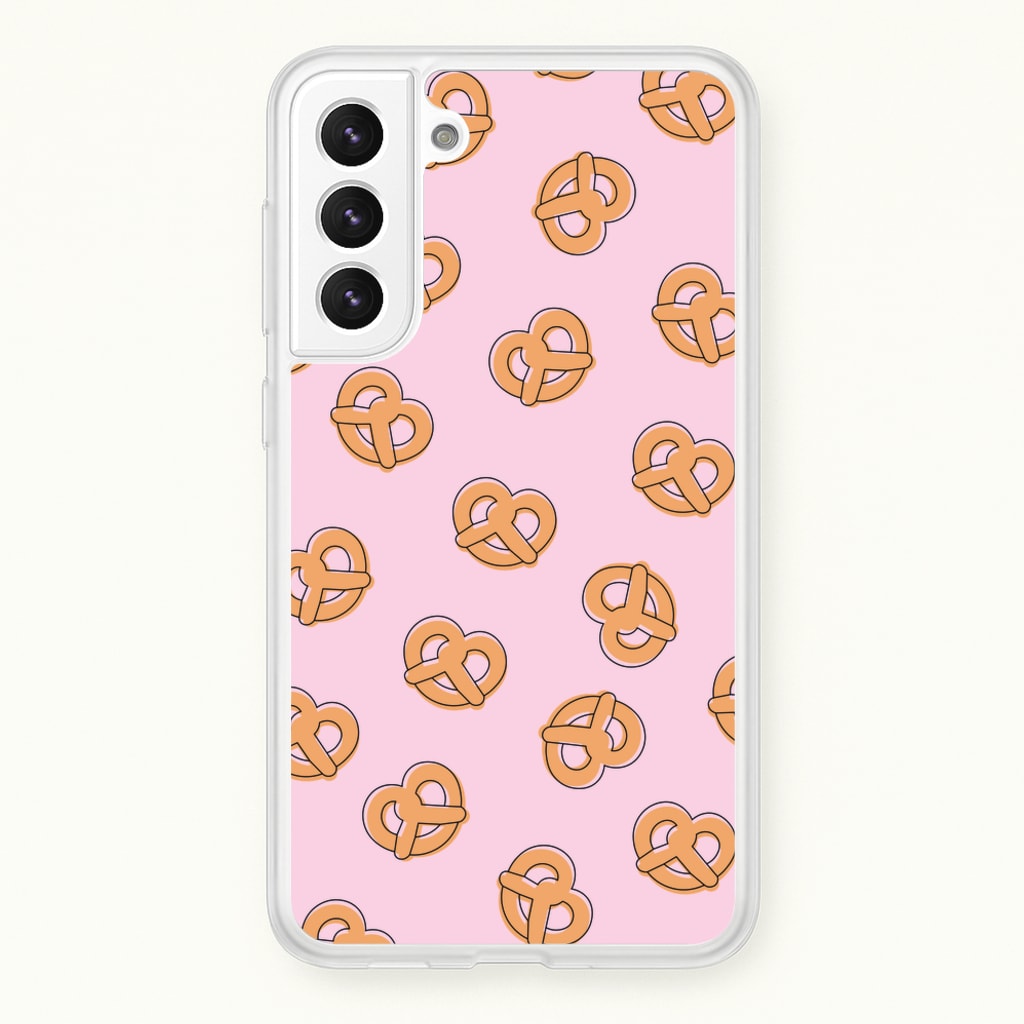 Pretzels - Fast Food Patterns - Fast Food Patterns Phone Case for Galaxy S22 Plus