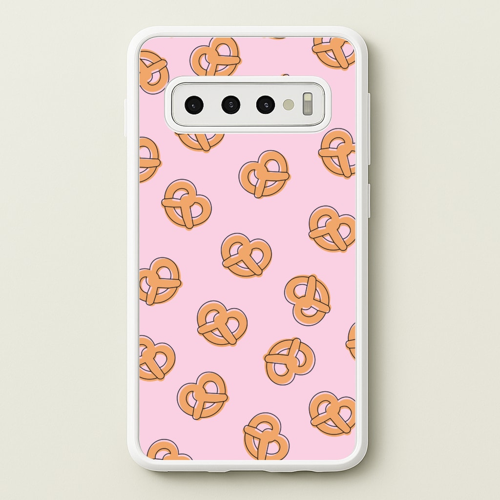 Pretzels - Fast Food Patterns - Fast Food Patterns Phone Case for Galaxy S10 Plus