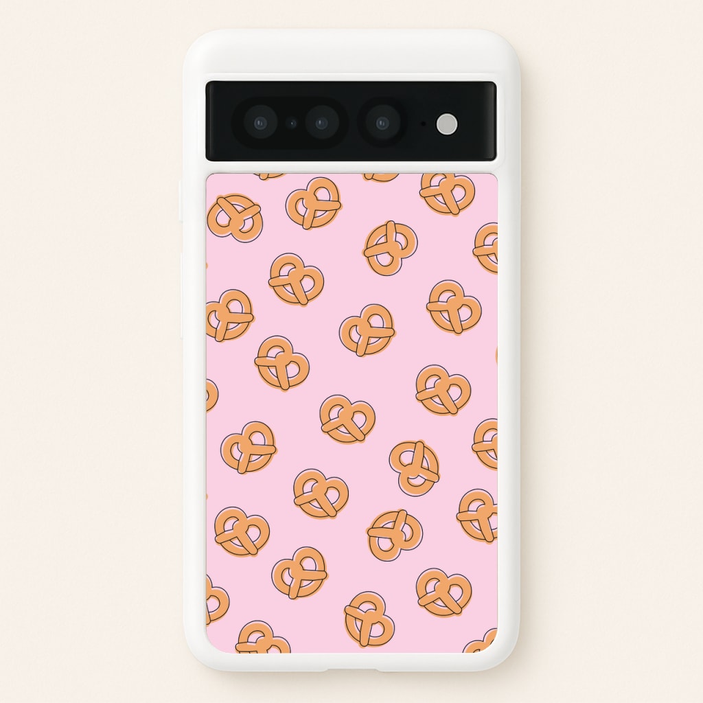 Pretzels - Fast Food Patterns - Fast Food Patterns Phone Case for Google Pixel 7 Pro