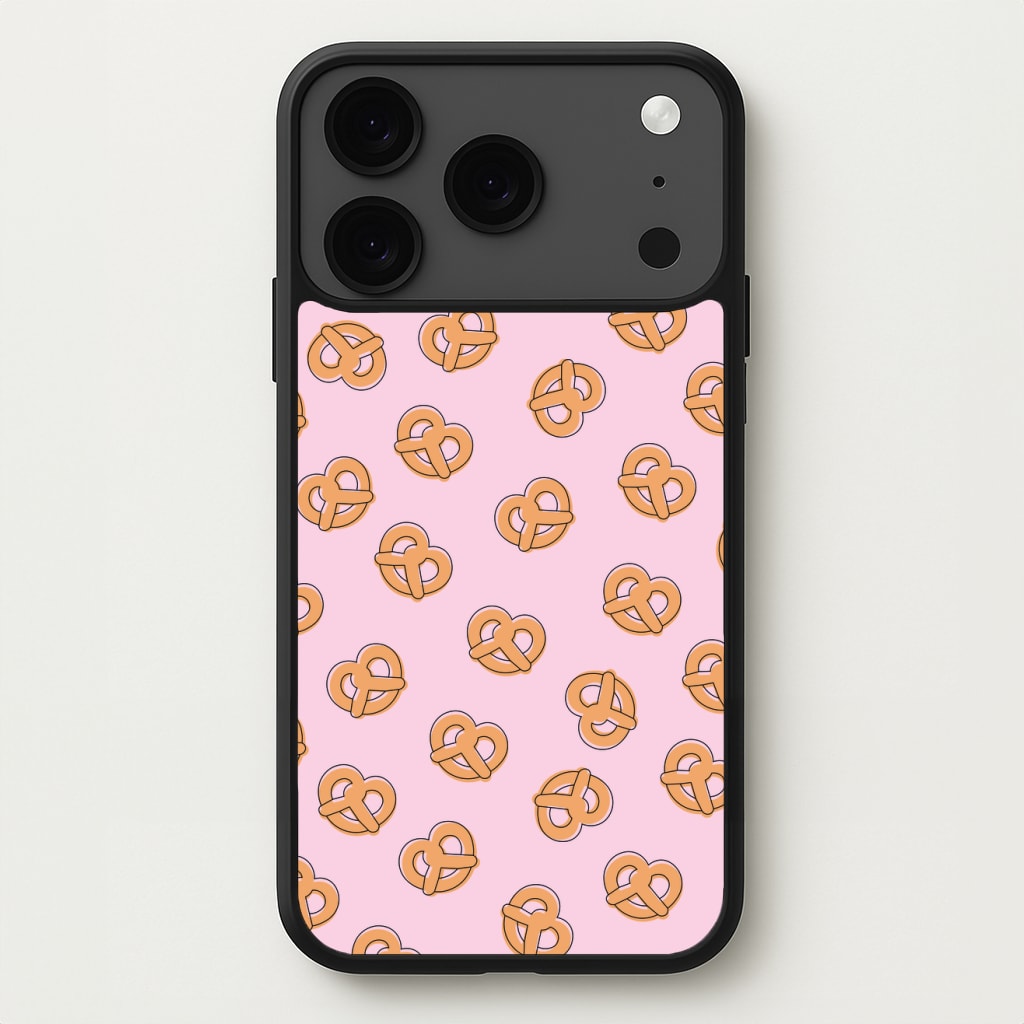 Pretzels - Fast Food Patterns Phone Case for iPhone 17 Pro Max