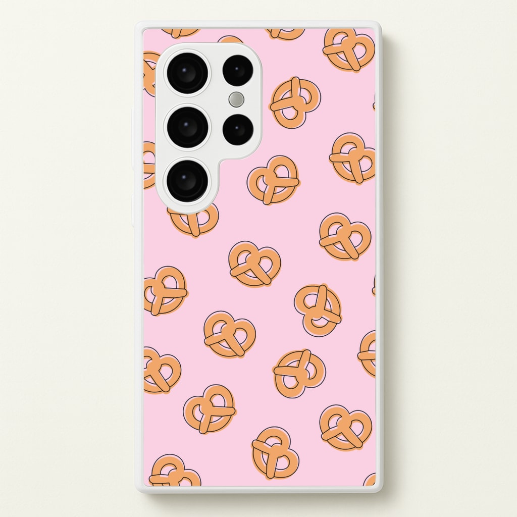 Pretzels - Fast Food Patterns - Fast Food Patterns Phone Case for Galaxy S24 Ultra