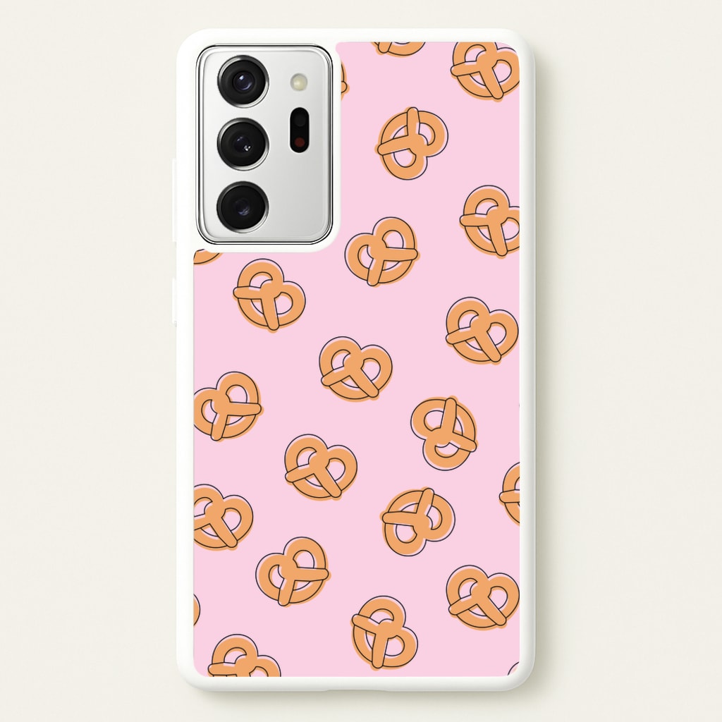 Pretzels - Fast Food Patterns - Fast Food Patterns Phone Case for Galaxy Note 20 Ultra