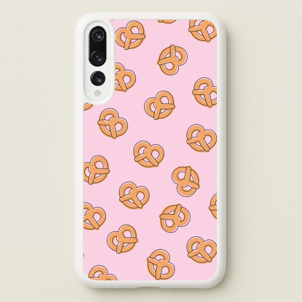 Pretzels - Fast Food Patterns - Fast Food Patterns Phone Case for Huawei P20 Pro