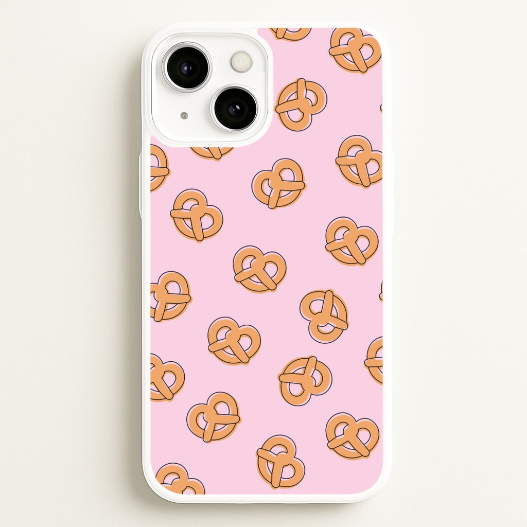 Pretzels - Fast Food Patterns - Fast Food Patterns Phone Case for iPhone 13 Mini