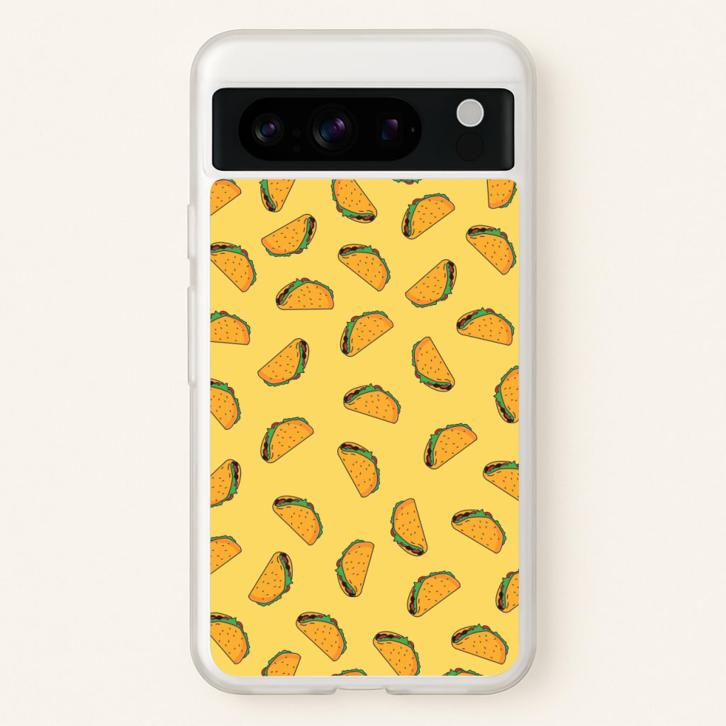 Tacos - Fast Food Patterns - Fast Food Patterns Phone Case for Google Pixel 8 Pro