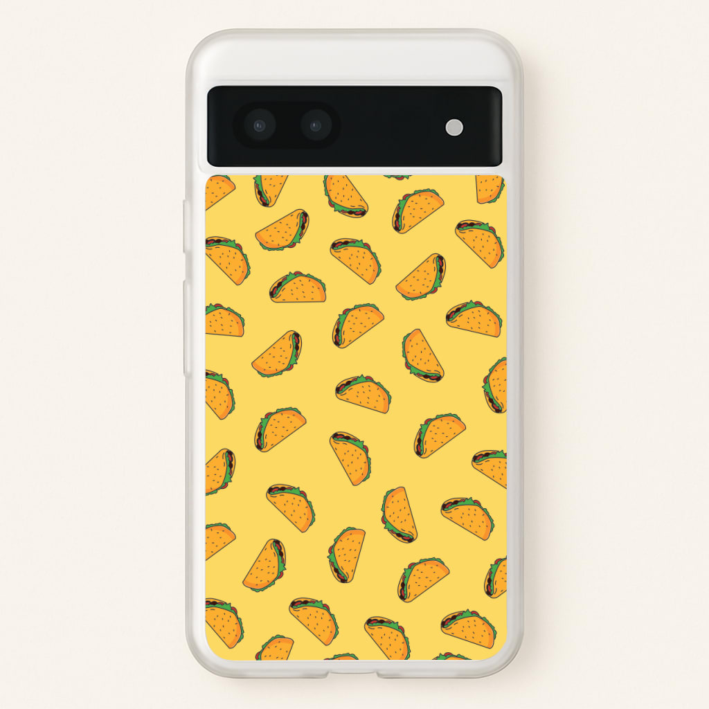 Tacos - Fast Food Patterns - Fast Food Patterns Phone Case for Google Pixel 7a