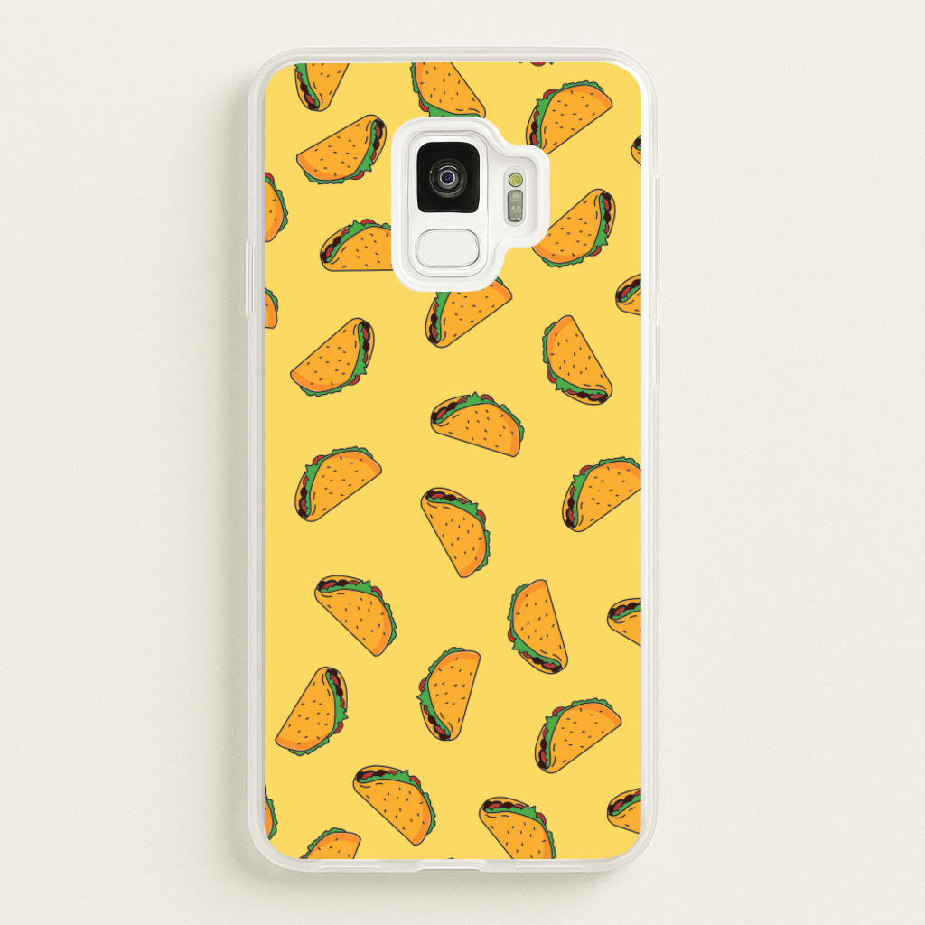 Tacos - Fast Food Patterns - Fast Food Patterns Phone Case for Galaxy S9