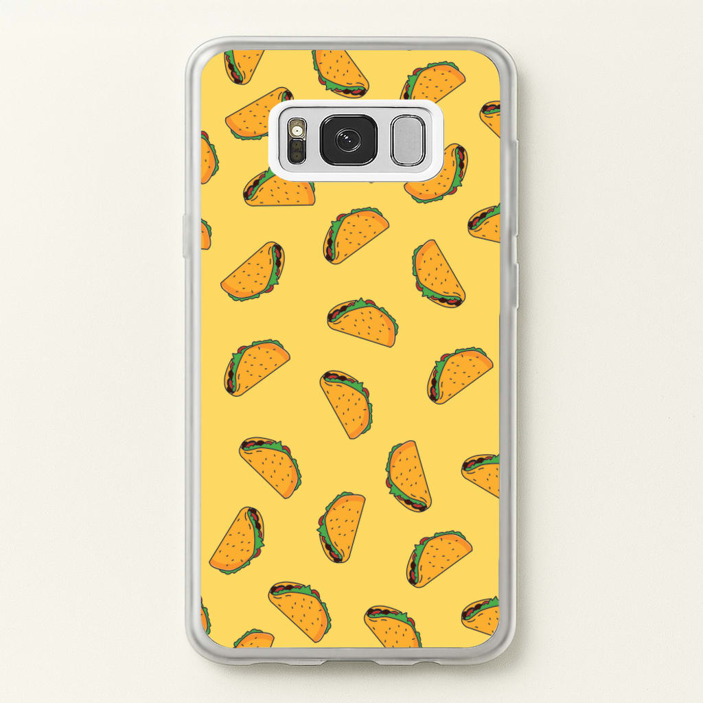 Tacos - Fast Food Patterns - Fast Food Patterns Phone Case for Galaxy S8 Plus