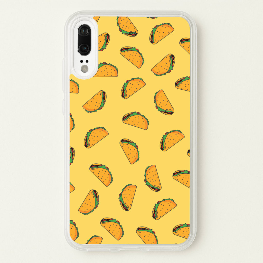 Tacos - Fast Food Patterns - Fast Food Patterns Phone Case for Huawei P20