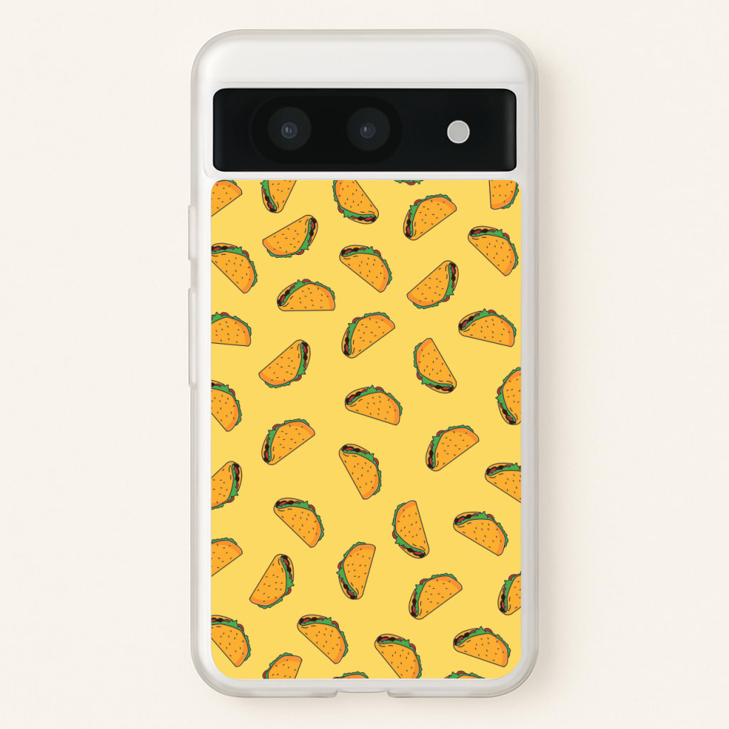Tacos - Fast Food Patterns - Fast Food Patterns Phone Case for Google Pixel 8a