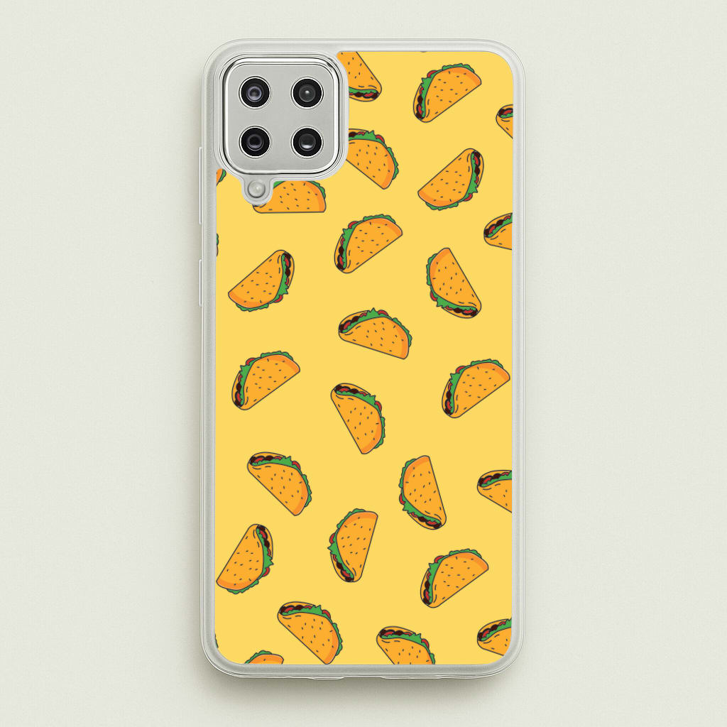 Tacos - Fast Food Patterns - Fast Food Patterns Phone Case for Galaxy A12