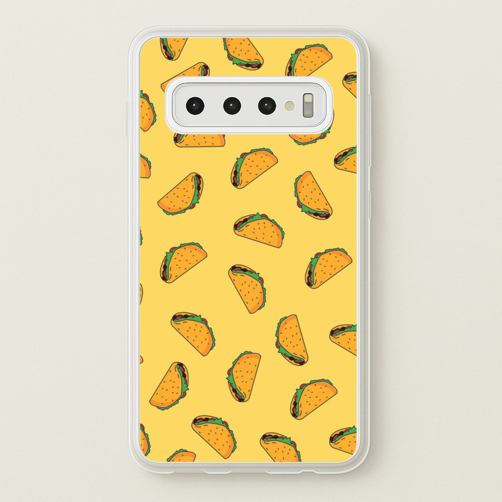 Tacos - Fast Food Patterns - Fast Food Patterns Phone Case for Galaxy S10