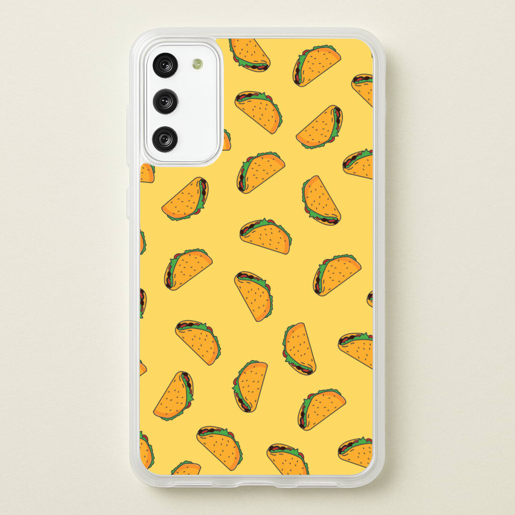Tacos - Fast Food Patterns - Fast Food Patterns Phone Case for Galaxy A41