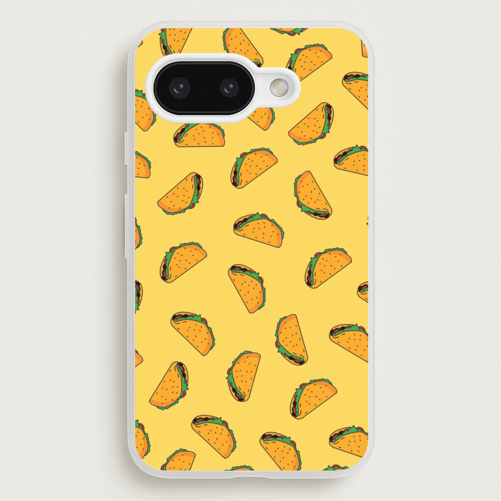 Tacos - Fast Food Patterns - Fast Food Patterns Phone Case for Google Pixel 9a
