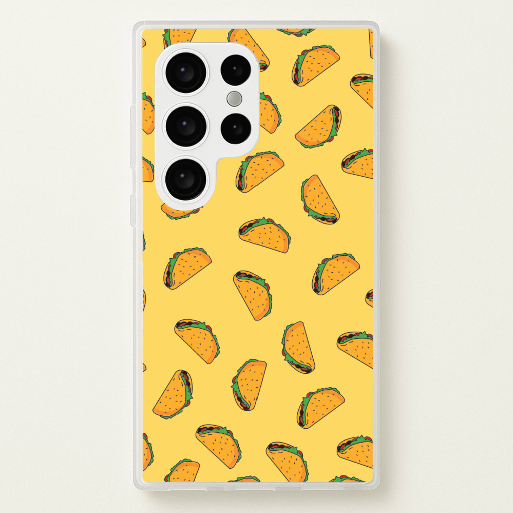 Tacos - Fast Food Patterns - Fast Food Patterns Phone Case for Galaxy S24 Ultra