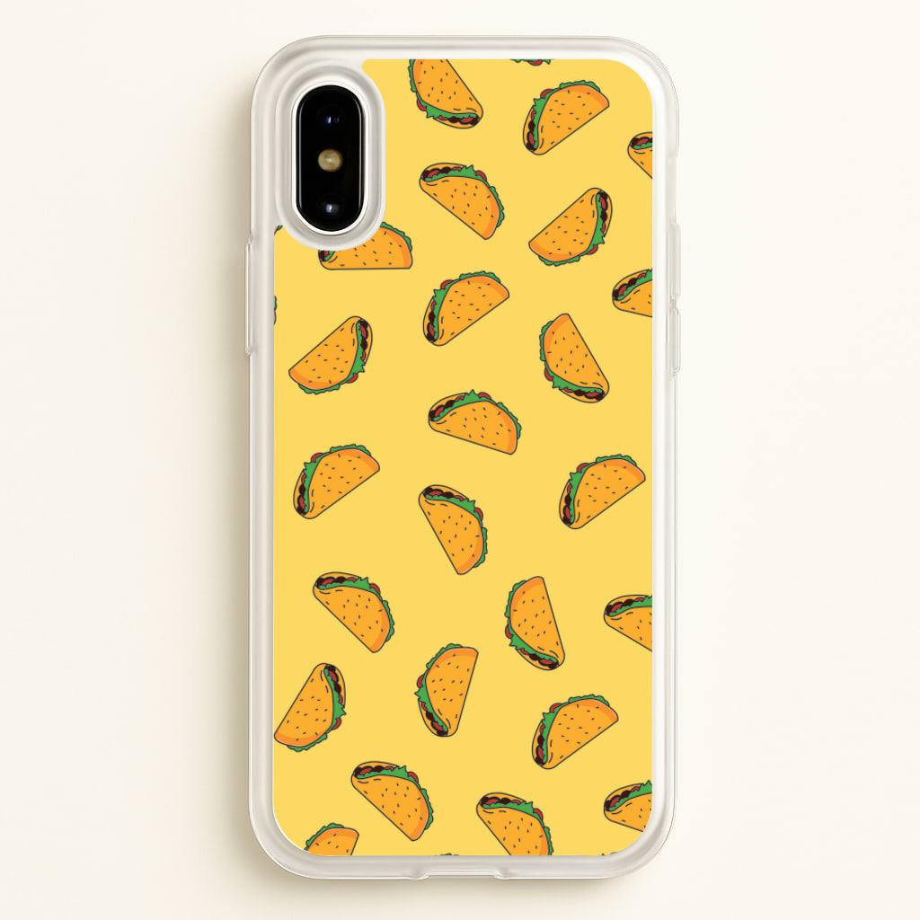 Tacos - Fast Food Patterns - Fast Food Patterns Phone Case for iPhone X / XS