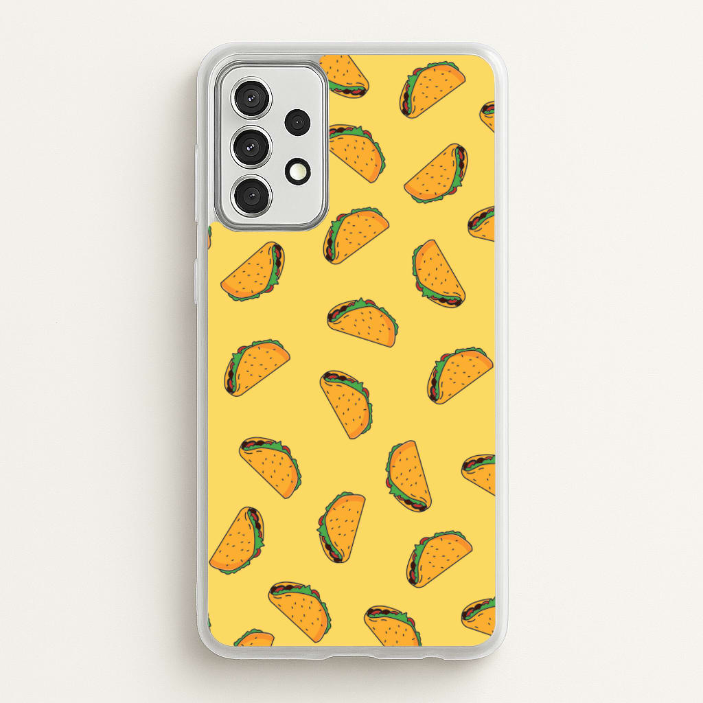 Tacos - Fast Food Patterns - Fast Food Patterns Phone Case for Galaxy A52 / A52s
