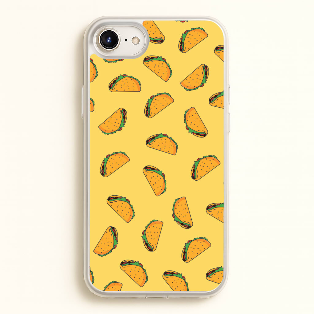 Tacos - Fast Food Patterns - Fast Food Patterns Phone Case for iPhone 6 Plus / 7 Plus / 8 Plus