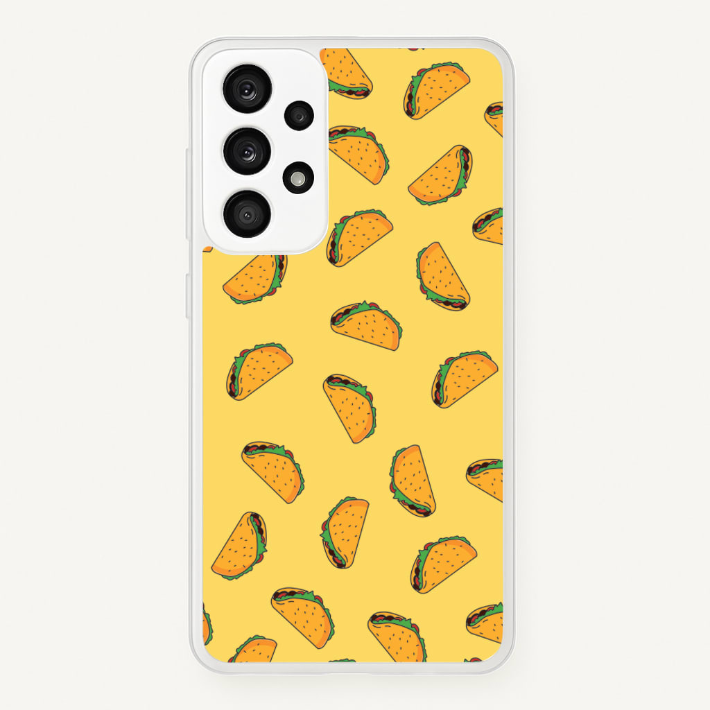 Tacos - Fast Food Patterns - Fast Food Patterns Phone Case for Galaxy A33