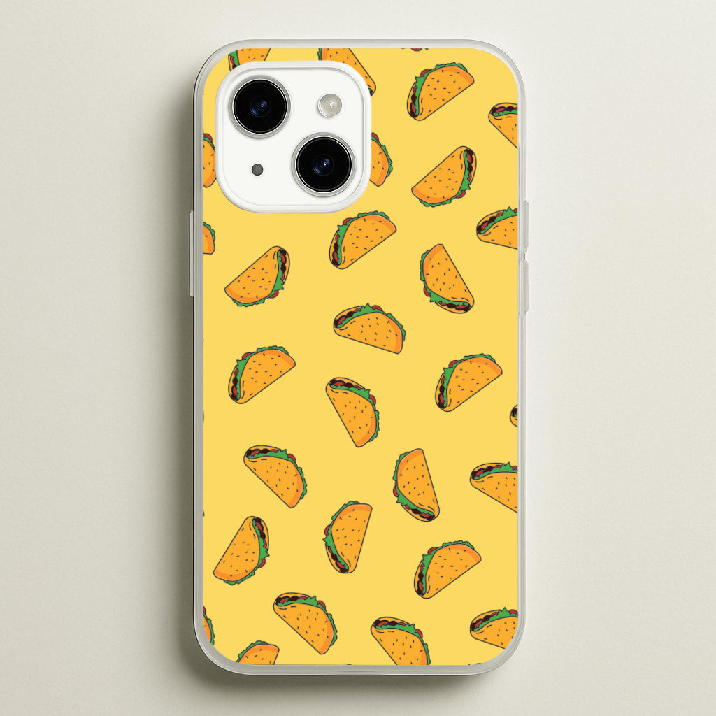 Tacos - Fast Food Patterns - Fast Food Patterns Phone Case for iPhone 15
