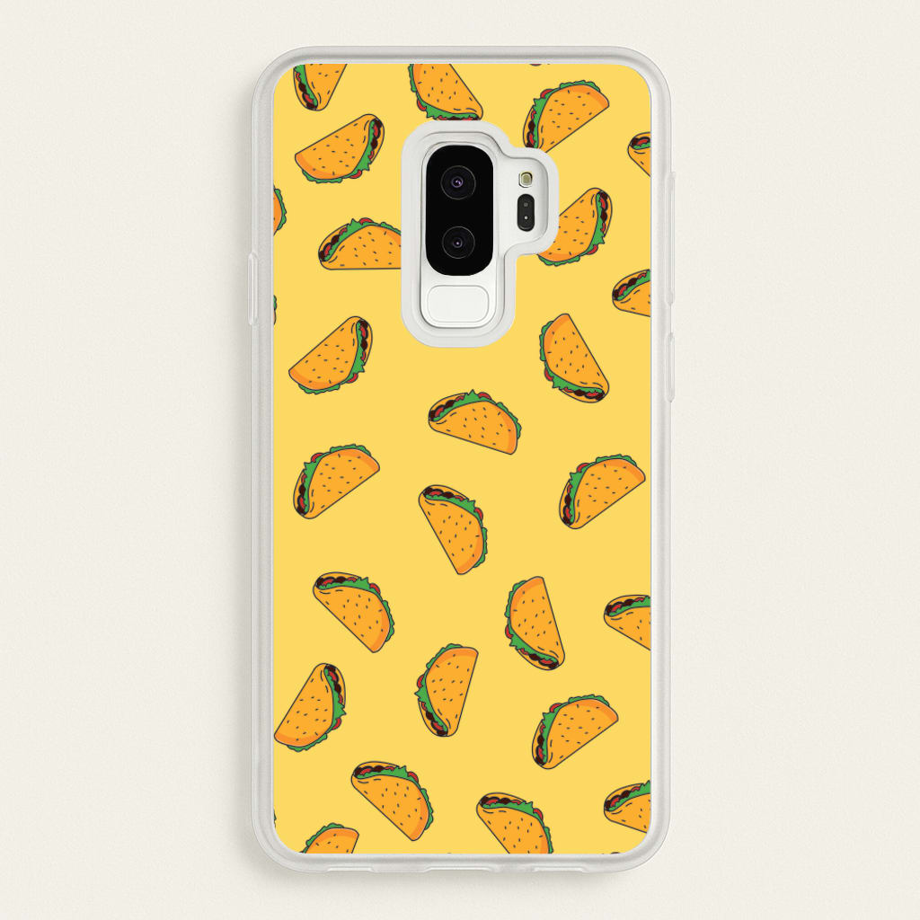 Tacos - Fast Food Patterns - Fast Food Patterns Phone Case for Galaxy S9 Plus