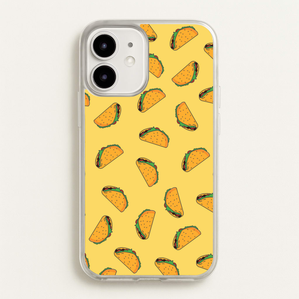 Tacos - Fast Food Patterns - Fast Food Patterns Phone Case for iPhone 12 / 12 Pro