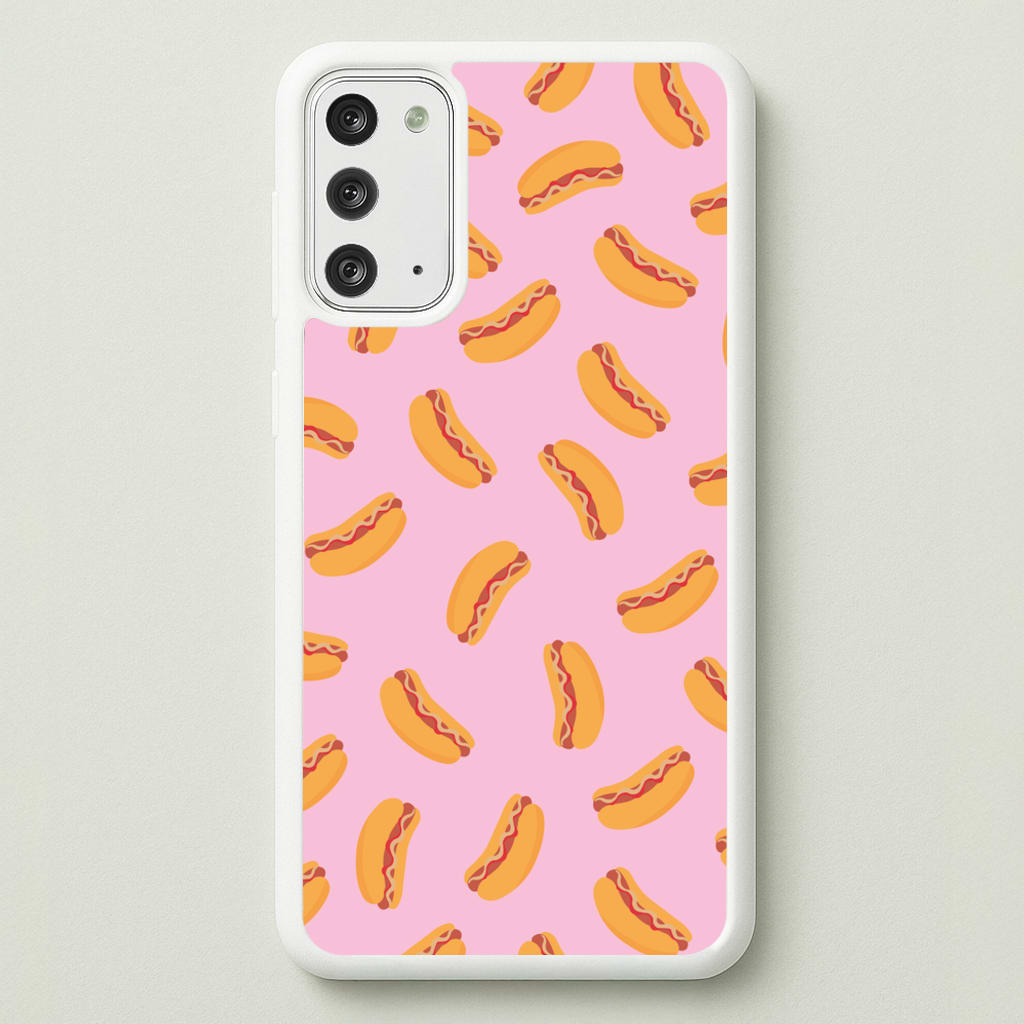 Hot Dogs - Fast Food Patterns - Fast Food Patterns Phone Case for Galaxy Note 20