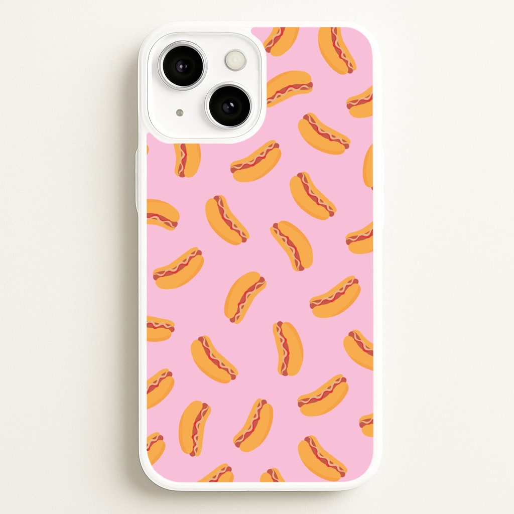 Hot Dogs - Fast Food Patterns - Fast Food Patterns Phone Case for iPhone 13
