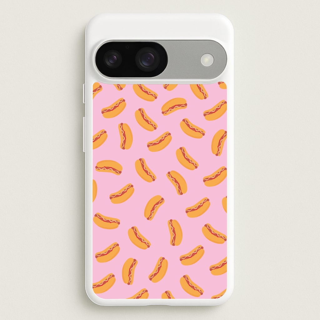 Hot Dogs - Fast Food Patterns - Fast Food Patterns Phone Case for Google Pixel 9 / 9 Pro