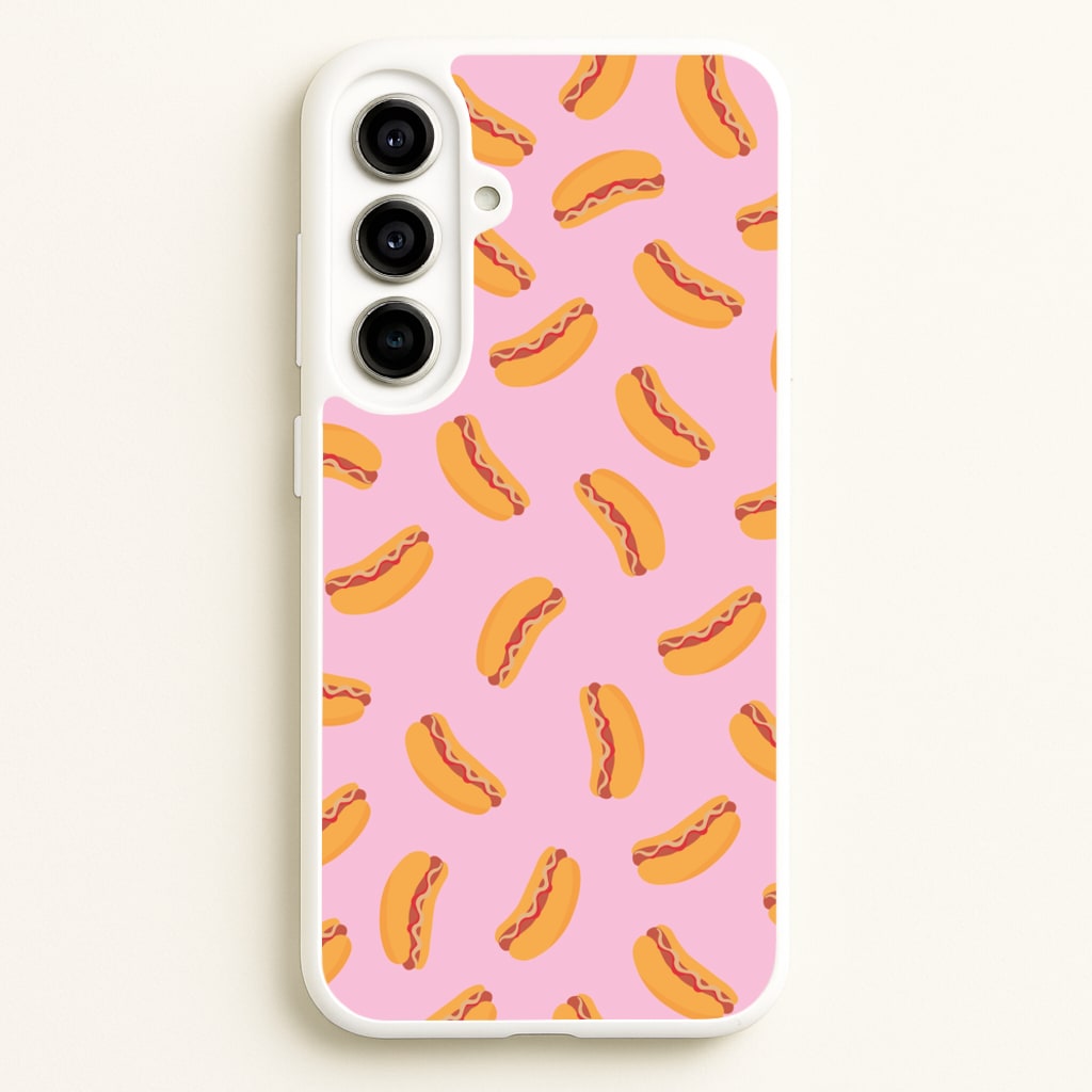Hot Dogs - Fast Food Patterns - Fast Food Patterns Phone Case for Galaxy A56