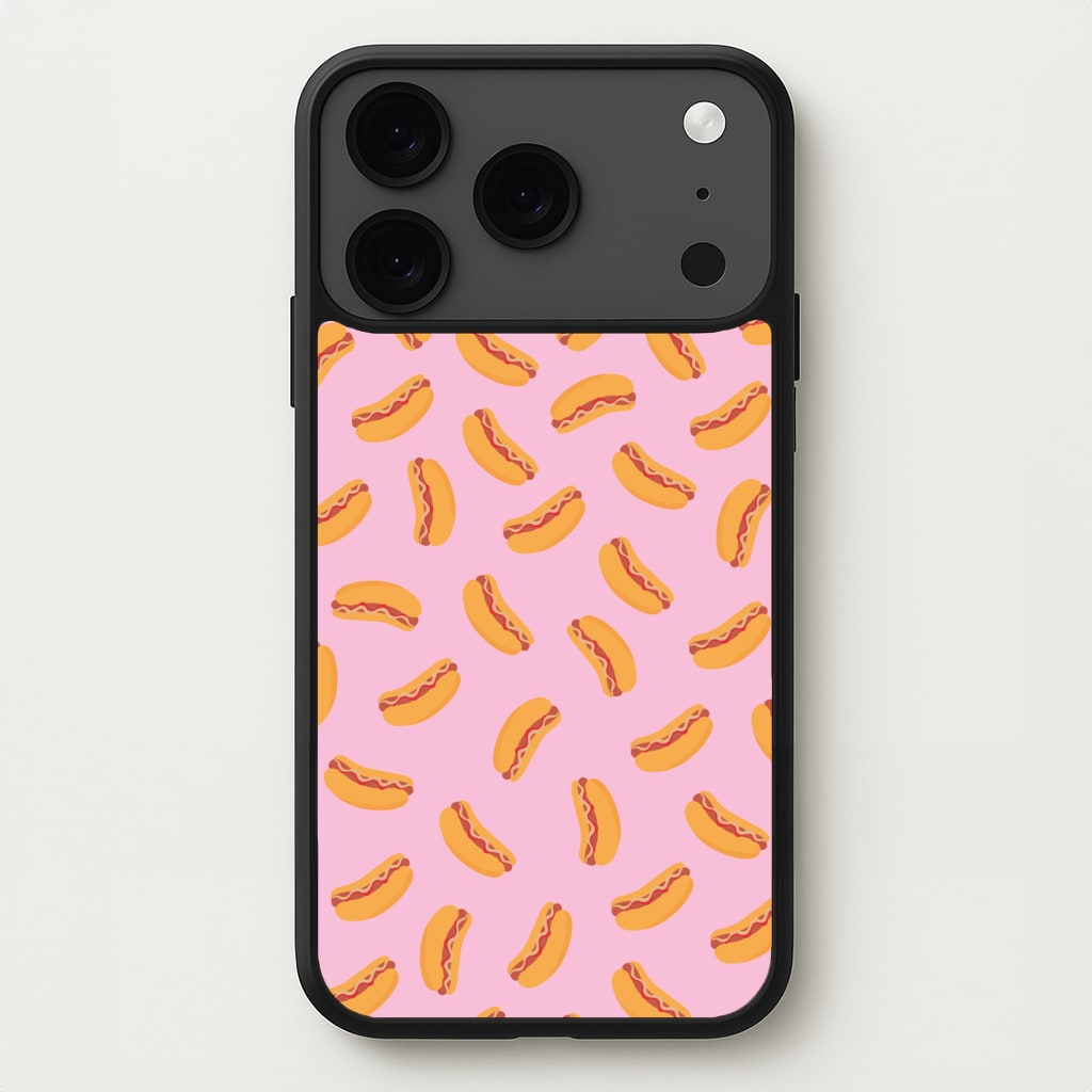 Hot Dogs - Fast Food Patterns Phone Case for iPhone 17 Pro