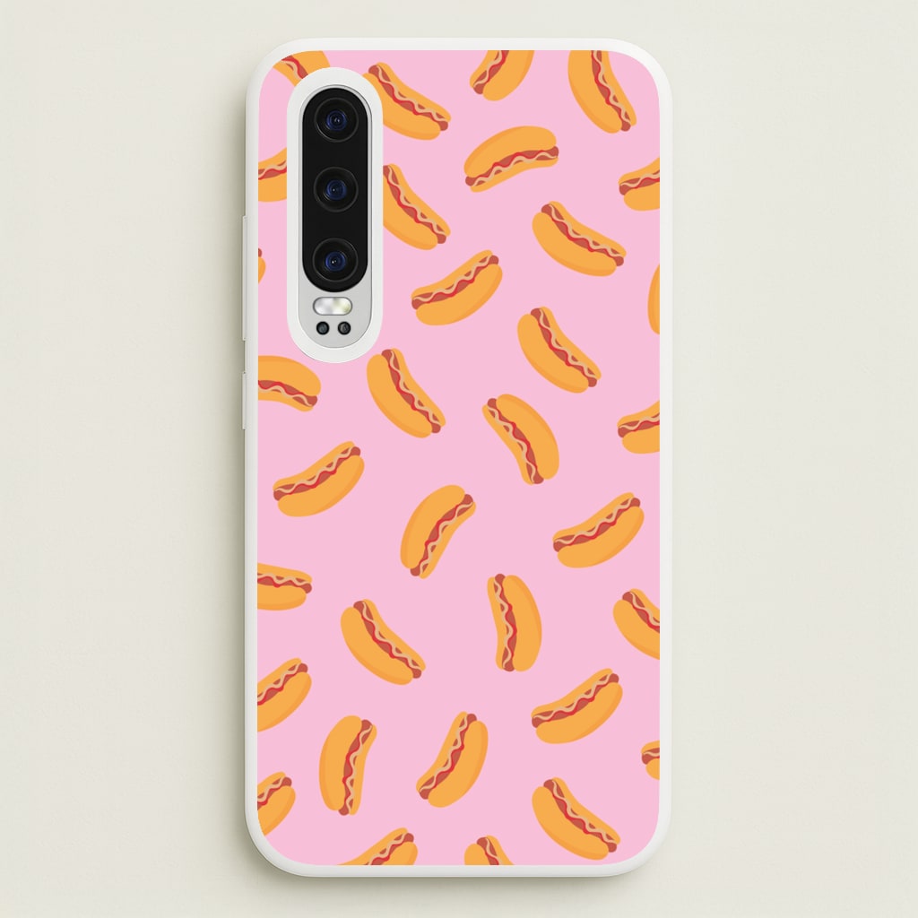 Hot Dogs - Fast Food Patterns - Fast Food Patterns Phone Case for Huawei P30