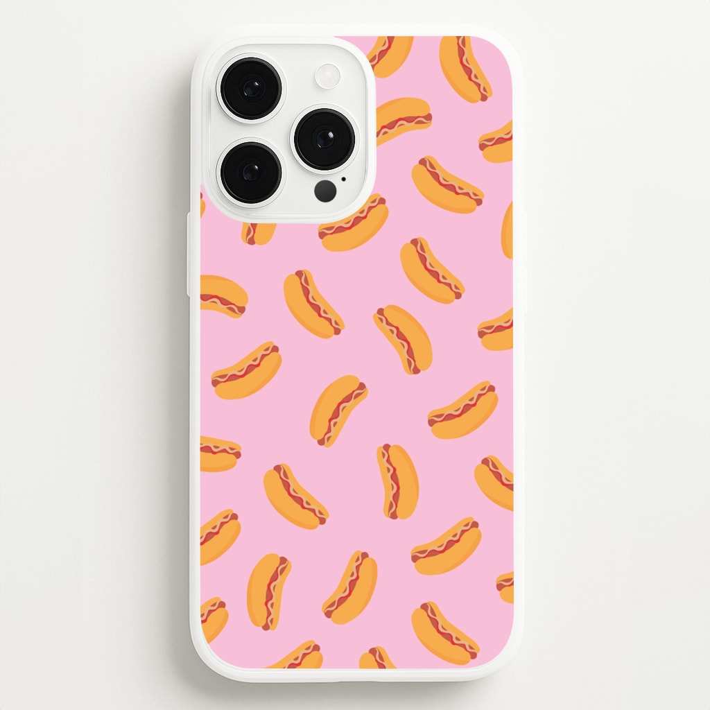 Hot Dogs - Fast Food Patterns - Fast Food Patterns Phone Case for iPhone 13 Pro Max