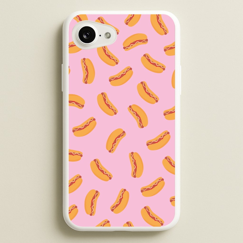 Hot Dogs - Fast Food Patterns - Fast Food Patterns Phone Case for iPhone 16e