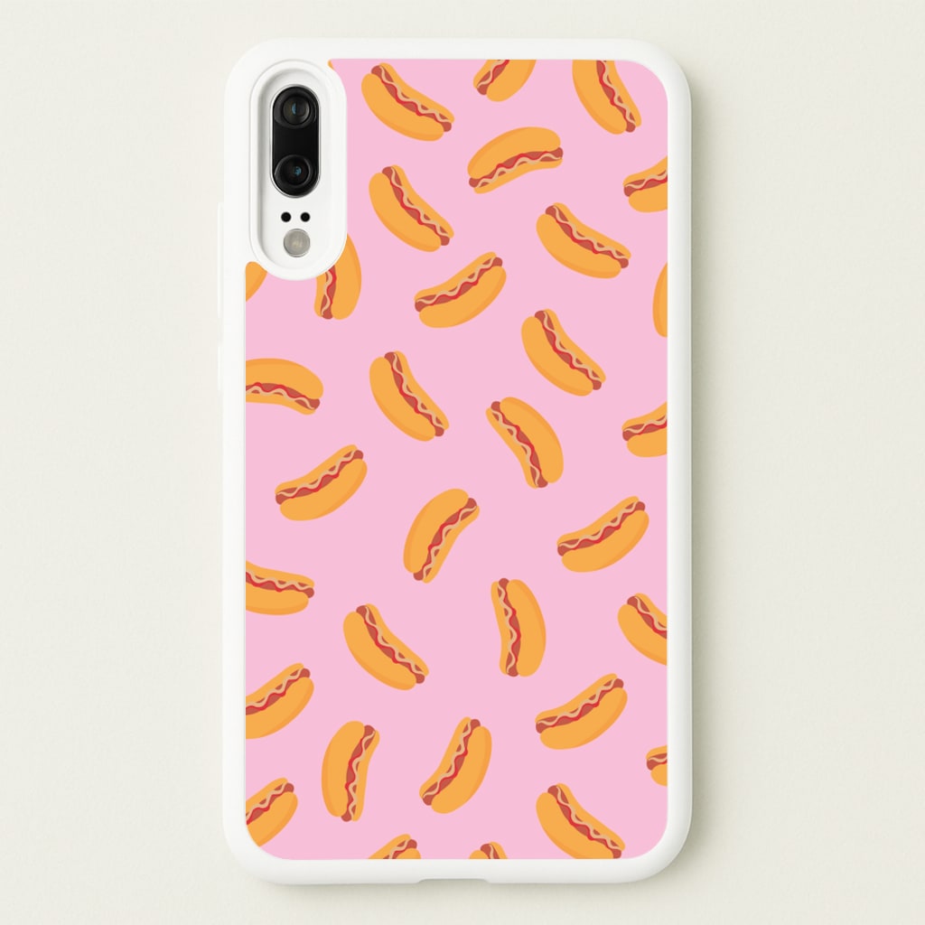 Hot Dogs - Fast Food Patterns - Fast Food Patterns Phone Case for Huawei P20