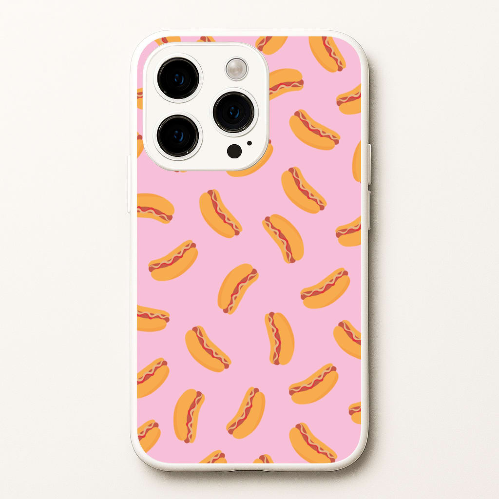 Hot Dogs - Fast Food Patterns - Fast Food Patterns Phone Case for iPhone 15 Pro Max