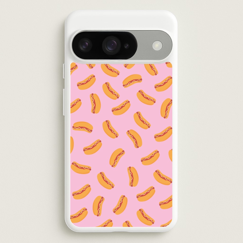 Hot Dogs - Fast Food Patterns Phone Case for Google Pixel 10 / 10 Pro