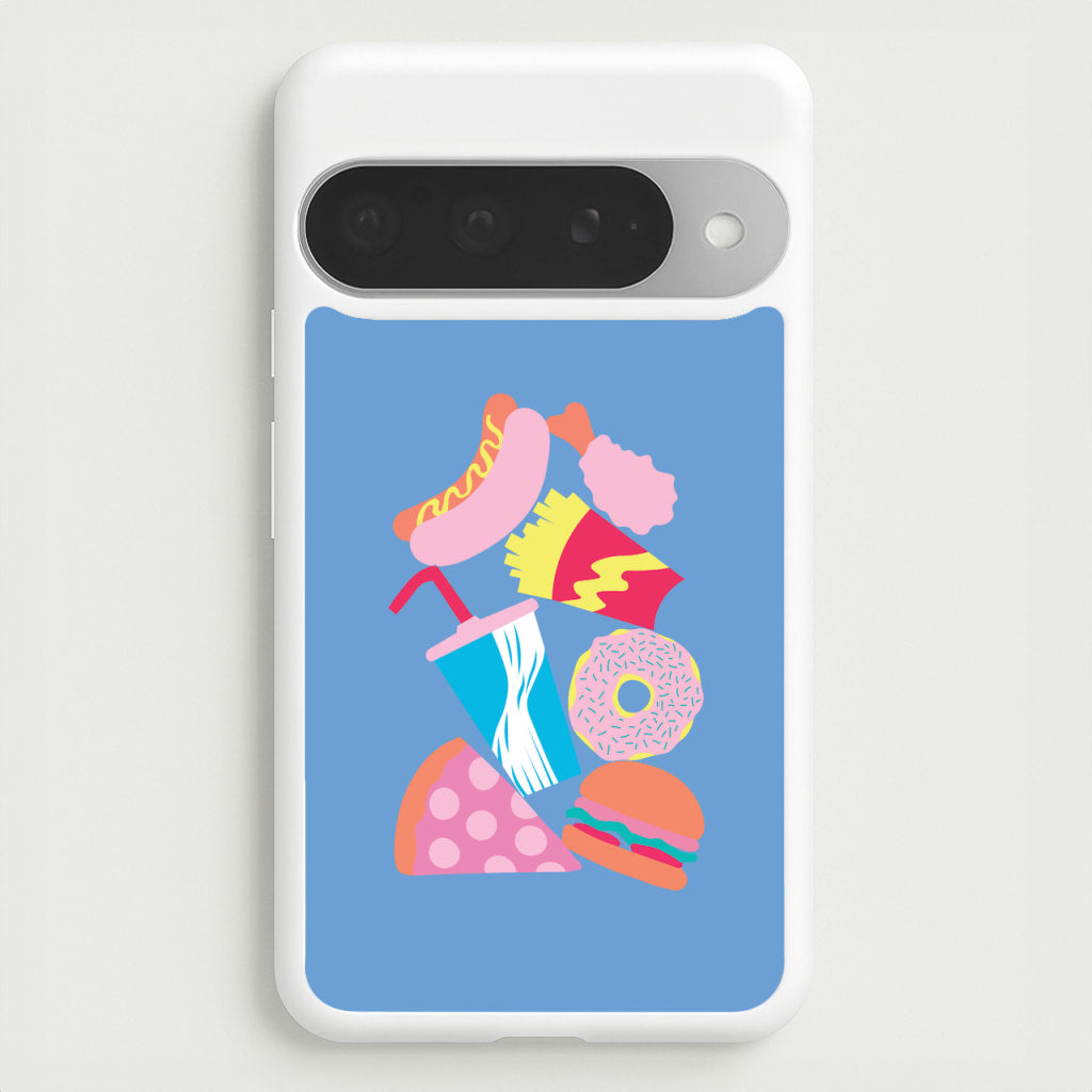 All The Foods - Fast Food Patterns Phone Case for Google Pixel 10 Pro XL