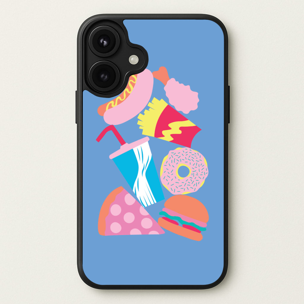 All The Foods - Fast Food Patterns Phone Case for iPhone 17