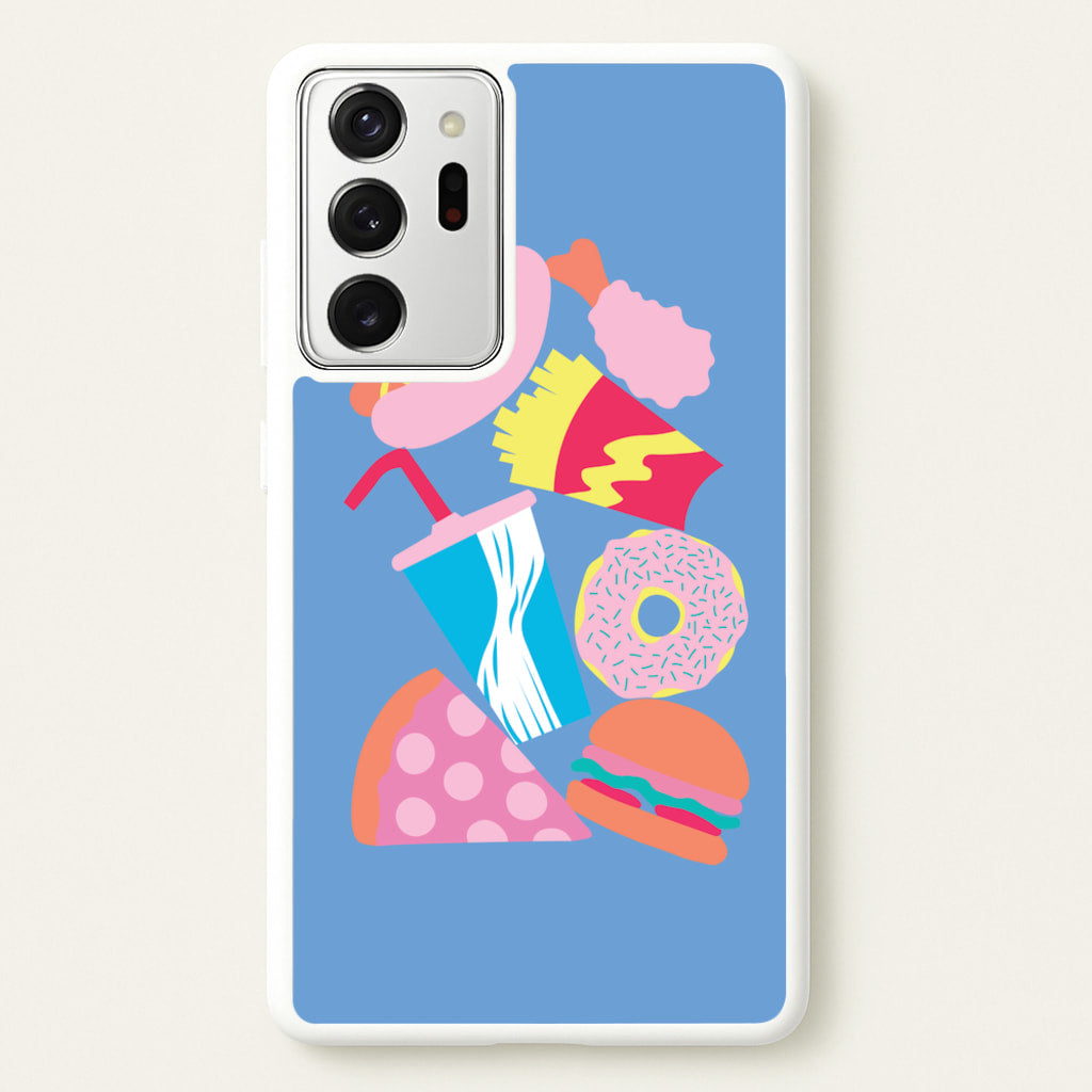 All The Foods - Fast Food Patterns - Fast Food Patterns Phone Case for Galaxy Note 20 Ultra
