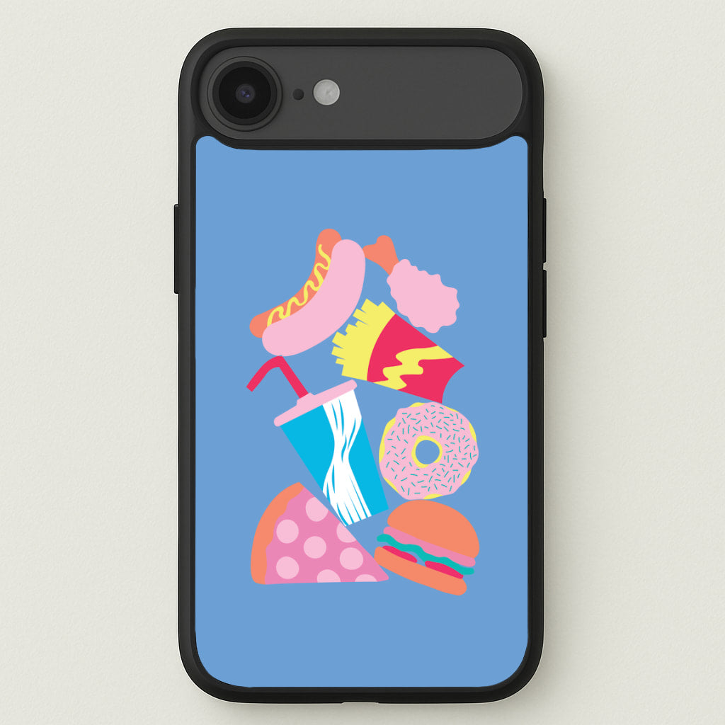 All The Foods - Fast Food Patterns Phone Case for iPhone 17 Air
